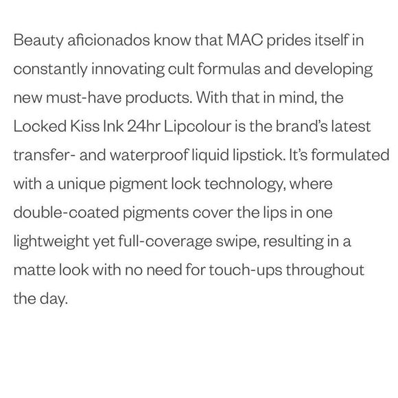 LAST 1! MAC Cosmetics Locked Kiss Ink 24HR Lip Color BODACIOUS 👄 NEW - Picture 6 of 8